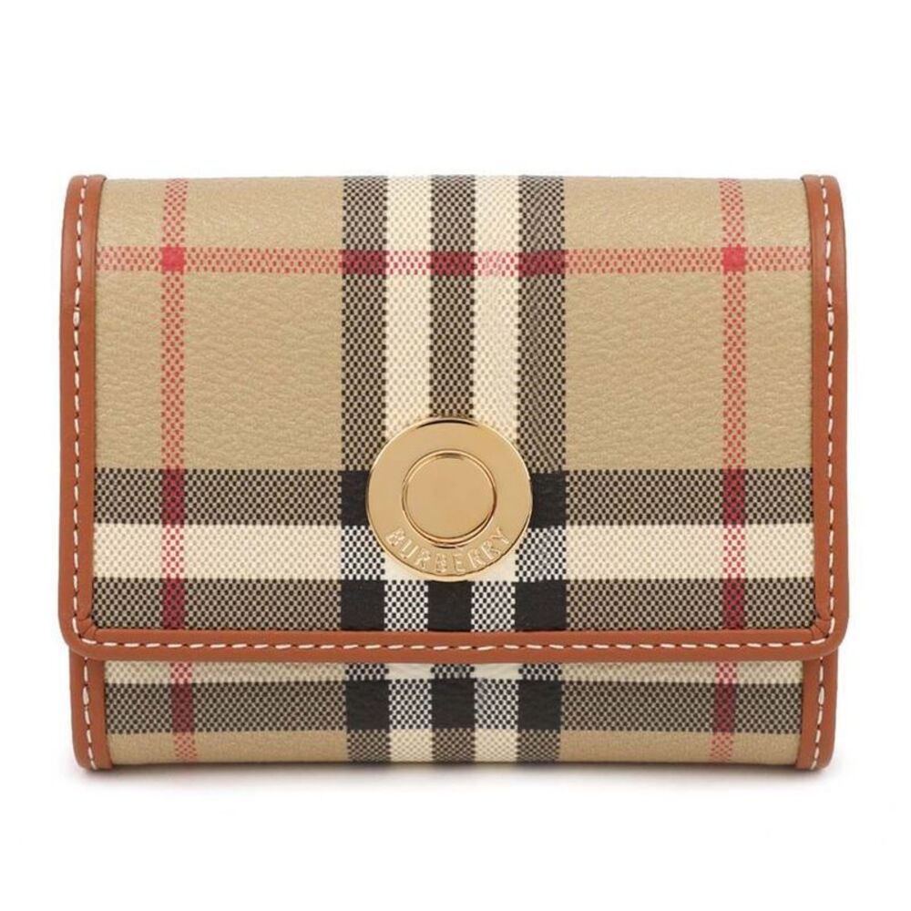 Small Check Folding Wallet
